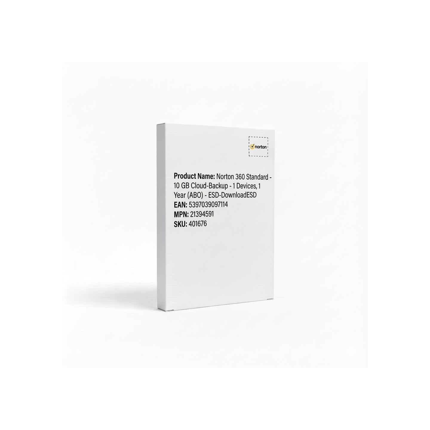 Norton 360 Standard - 10 GB Cloud-Backup - 1 Devices. 1 Year (ABO) - ESD-DownloadESD — Buy in Cyprus with Fast Delivery