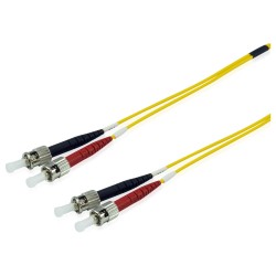 Equip LWL Patchkabel ST- to ST 5.00m Singlemode Duplex OS2 ge Polybeutel — Buy in Cyprus with Fast Delivery