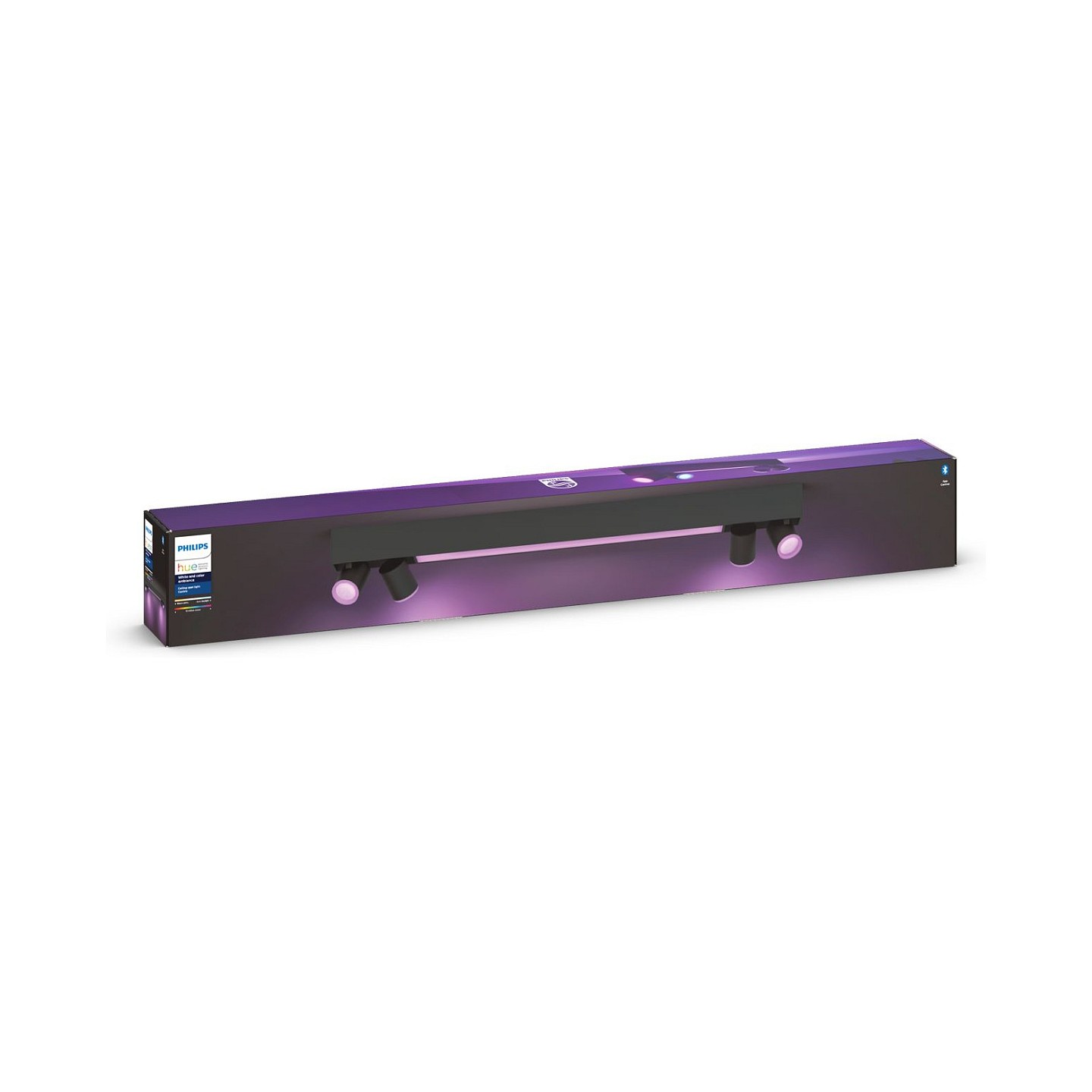 Philips Hue White & Color Amb. BT Centris Spot 4 flg. sw 4200lm & Dimmschalter — Buy in Cyprus with Fast Delivery