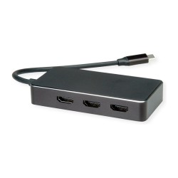 VALUE Multi-Display Adapter USB Typ C - 3x HDMI. Multi-Stream 4K — Buy in Cyprus with Fast Delivery