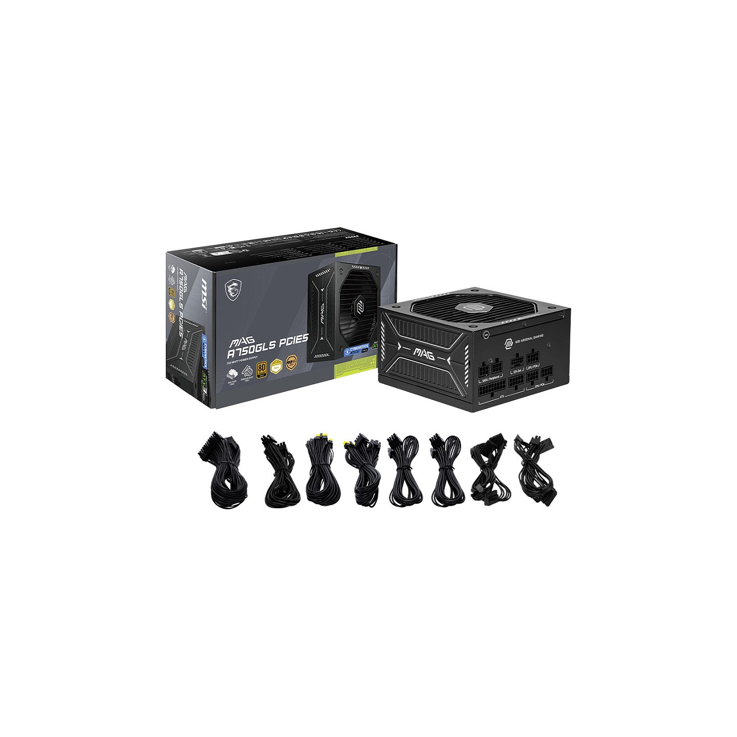 750W MSI Netzteil MAG A750GLS PCIE5 — Buy in Cyprus with Fast Delivery
