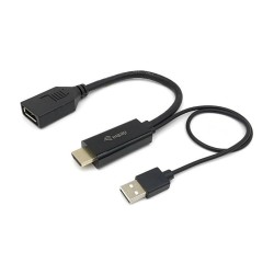 Equip HDMI Adapter Displayport St Bu 0.15m 4K 60Hz sw — Buy in Cyprus with Fast Delivery