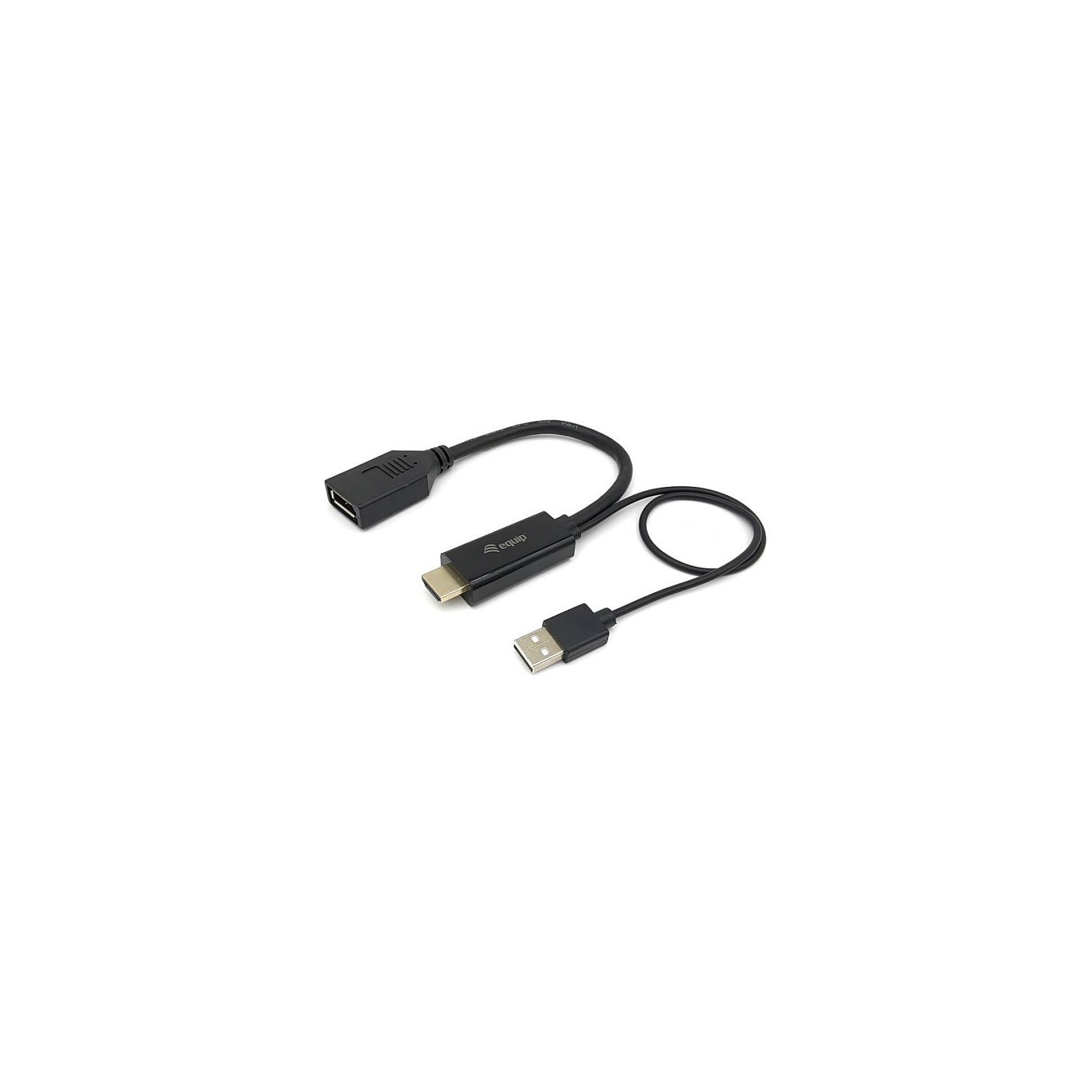 Equip HDMI Adapter Displayport St Bu 0.15m 4K 60Hz sw — Buy in Cyprus with Fast Delivery