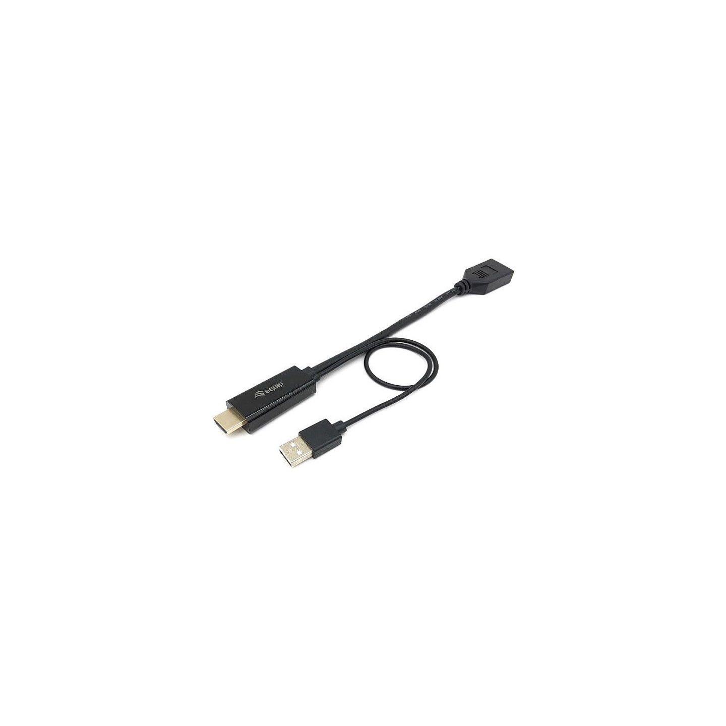 Equip HDMI Adapter Displayport St Bu 0.15m 4K 60Hz sw — Buy in Cyprus with Fast Delivery