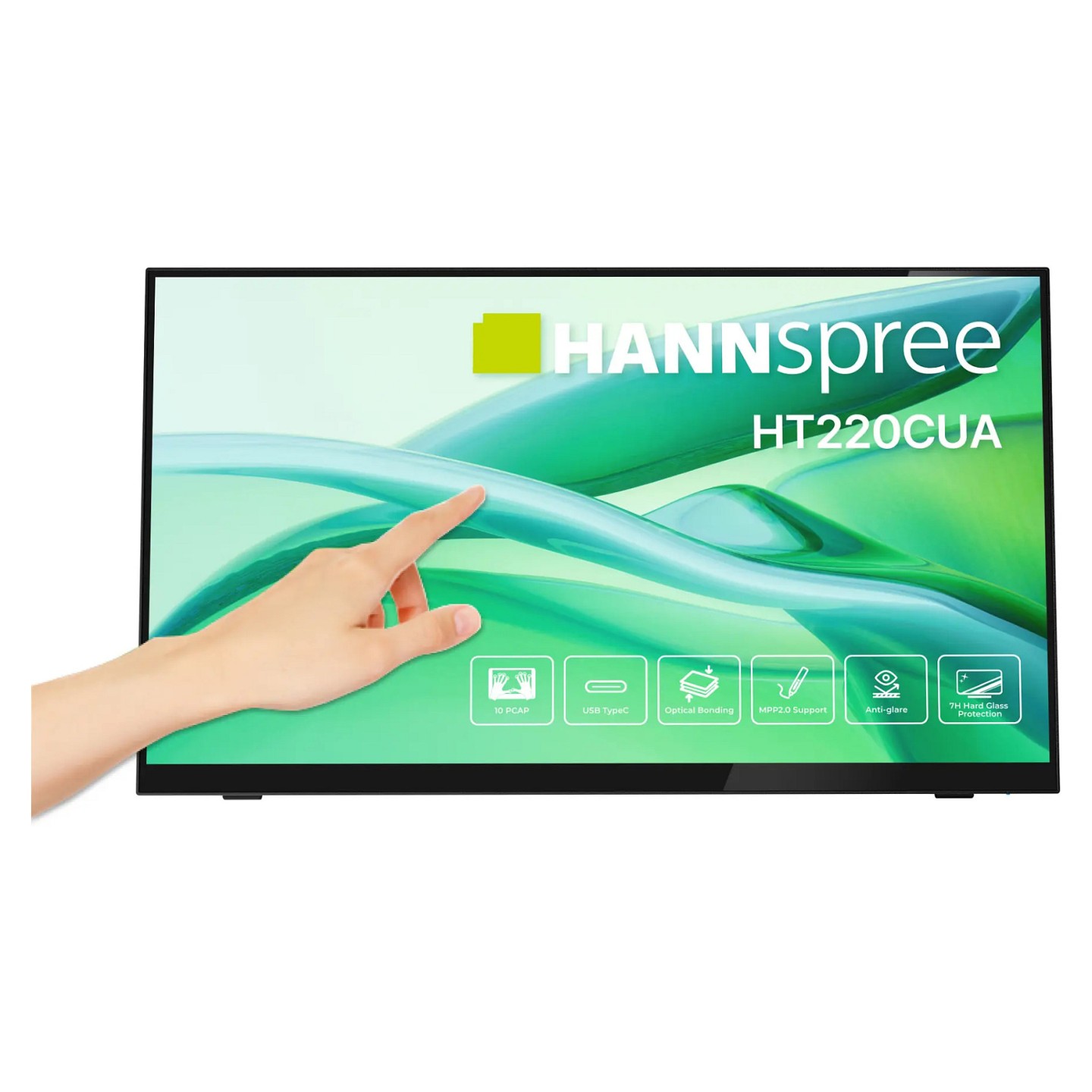Hannspree 54.6cm (21.5') HT220CUA 16:9 M-TOUCH HDMI+DP — Buy in Cyprus with Fast Delivery
