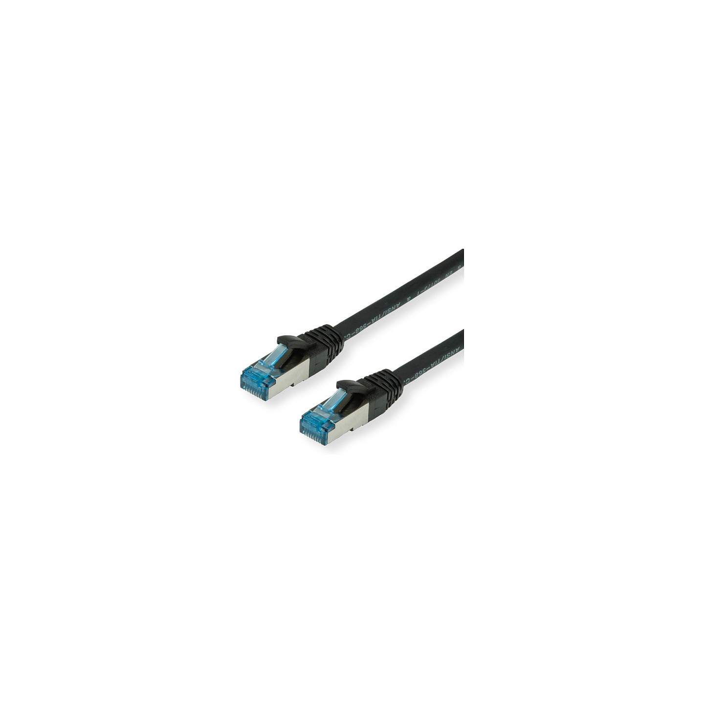 VALUE Patchkabel Kat.6A Class EA S FTP PiMF LSOH schwarz 2m — Buy in Cyprus with Fast Delivery