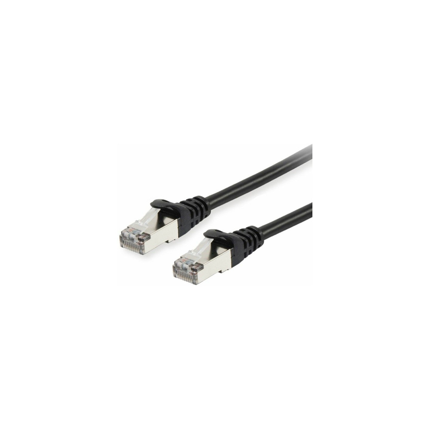 Equip Patchkabel Cat6A S FTP 2xRJ45 0.15m schwarz LSZH Polybeutel — Buy in Cyprus with Fast Delivery