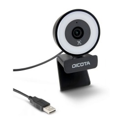 Dicota Webcam Ringlight 5MP black — Buy in Cyprus with Fast Delivery