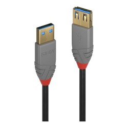 LINDY USB 3.0 Verlängerung Typ A A Anthra Line M F 3m — Buy in Cyprus with Fast Delivery