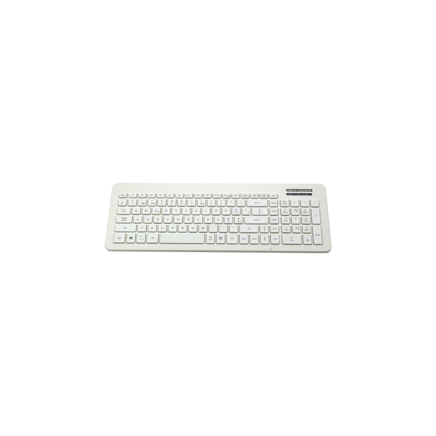 MAN&MACHINE Very Cool DE white Hygienetastatur abwaschbar.104T..DE — Buy in Cyprus with Fast Delivery