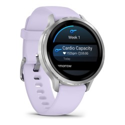 Garmin Venu 4 41mm Silikon-Armb. grau silber lavend — Buy in Cyprus with Fast Delivery