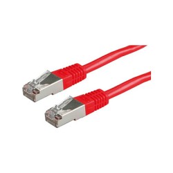 VALUE Patchkabel Kat.6 Class E S FTP PiMF rot 0.5m — Buy in Cyprus with Fast Delivery