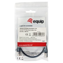 Equip Patchkabel Cat6A F FTP 2xRJ45 0.50m sw Slim LSZH Polybeutel — Buy in Cyprus with Fast Delivery