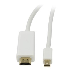 Synergy21 Kabel Video DisplayPort mini 1.2 to HDMI 2.0. ST ST. 1.0m. Ultra HD 4K@60hz 4:4:4. 8 Bit HDR.