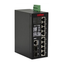 ROLINE Industrial Gigabit Switch. 10 Ports. PoE+. Smart Managed. 240W — Buy in Cyprus with Fast Delivery