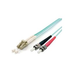 Equip LWL Patchkabel LC- to ST 1.00m Multimode Duplex OM3 turq Polybeutel — Buy in Cyprus with Fast Delivery