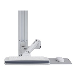 ERGOTRON LX Wand Halterung System weiss Tastatur- und Monitorhalterung bis 81.2cm 32 Zoll belastbar 3.2-11.3kg. VESA ...