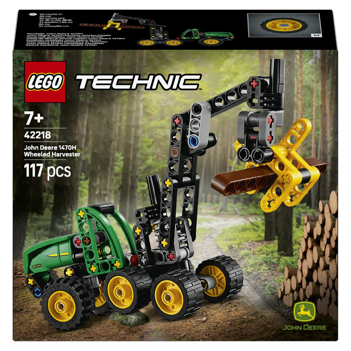 LEGO 42218 Technic John Deere 1470H Rad-Harvester — Buy in Cyprus with Fast Delivery