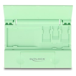 Delock Card Reader USB 5 Gbps USB Type-CTM Typ-A für SD und Micro SD Speicherkarten mit praktischem Speicherkarten Et...