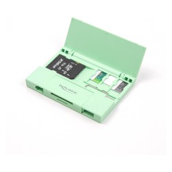 Delock Card Reader USB 5 Gbps USB Type-CTM Typ-A für SD und Micro SD Speicherkarten mit praktischem Speicherkarten Et...