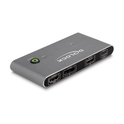 DELOCK USB-C KVM Switch zu HDMI und DisplayPort 8K MST mit USB 2.0 — Buy in Cyprus with Fast Delivery