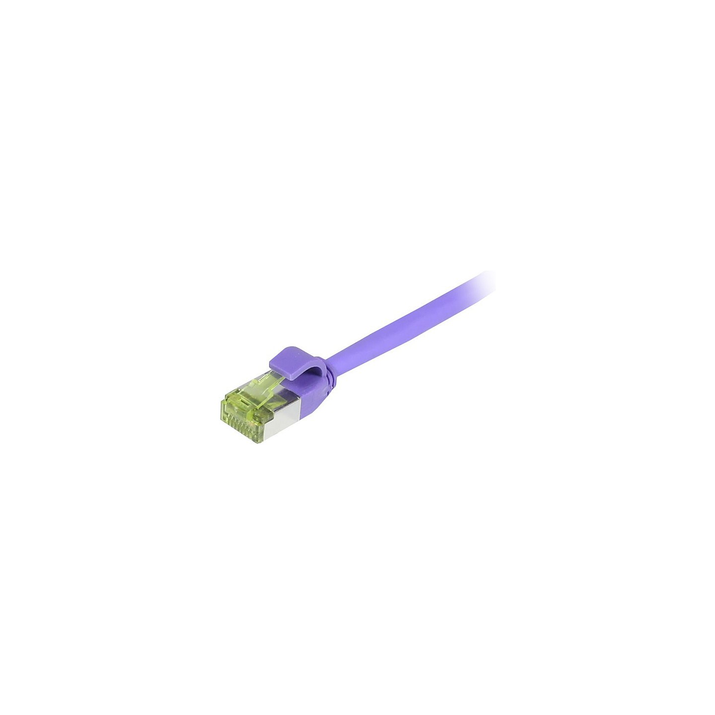 Synergy21 Patchkabel RJ45. CAT6A 500Mhz. 2m. lila. S-STP(S FTP). slimline rund d4.5mm. TPE LSZH(Superflex). AWG28. m...