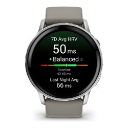 Garmin Venu 4 45mm Silikon-Armb. schwarz silber gra — Buy in Cyprus with Fast Delivery