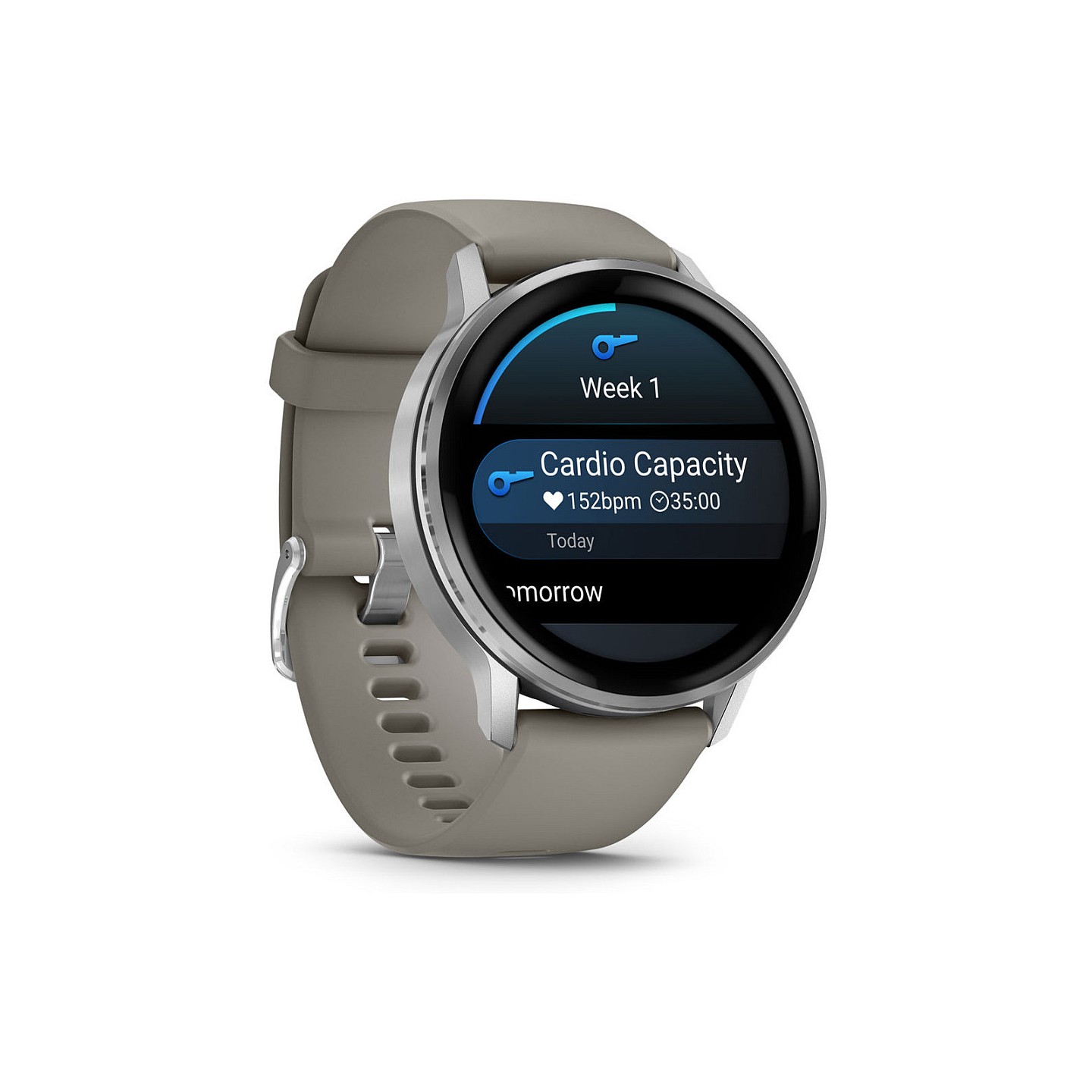 Garmin Venu 4 45mm Silikon-Armb. schwarz silber gra — Buy in Cyprus with Fast Delivery