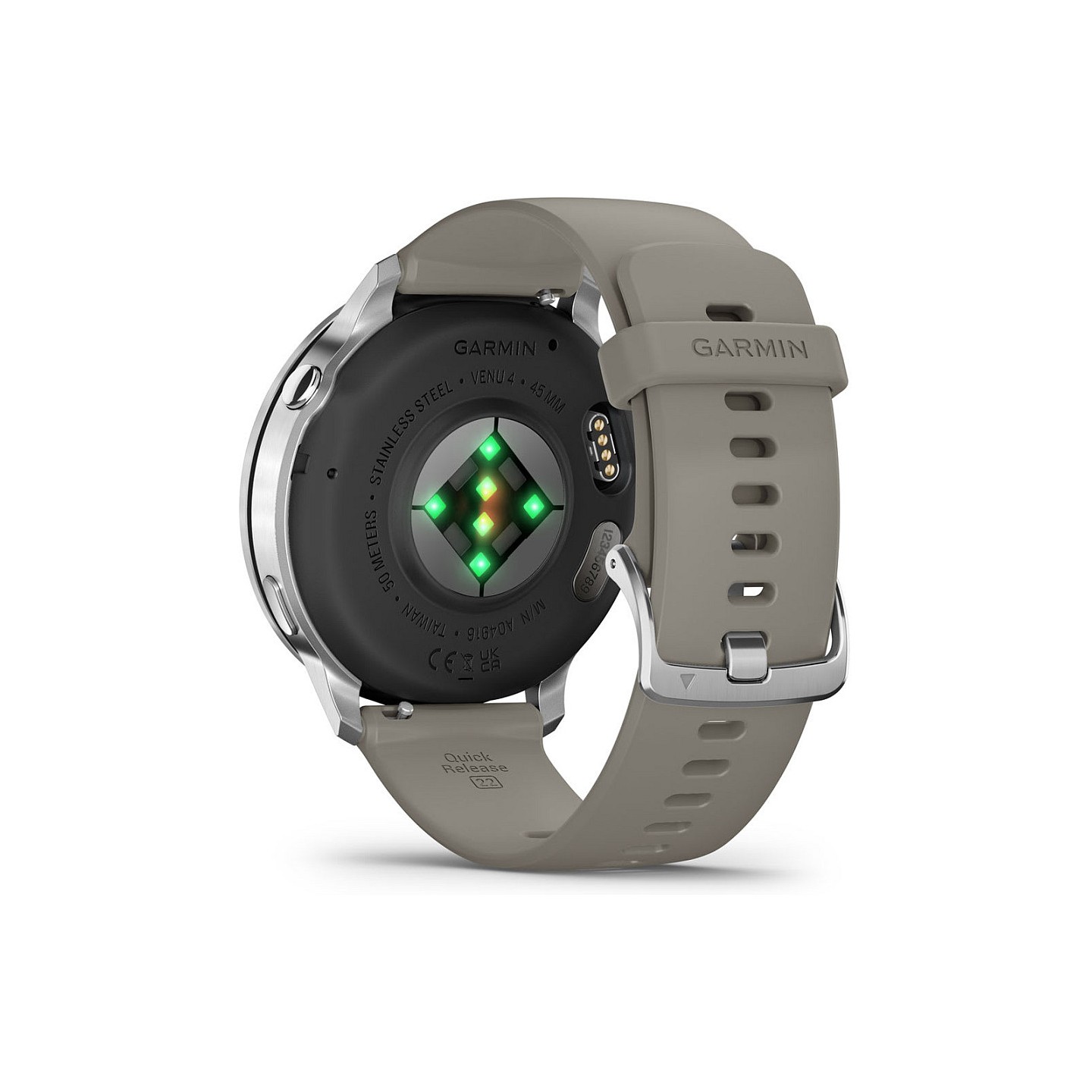Garmin Venu 4 45mm Silikon-Armb. schwarz silber gra — Buy in Cyprus with Fast Delivery