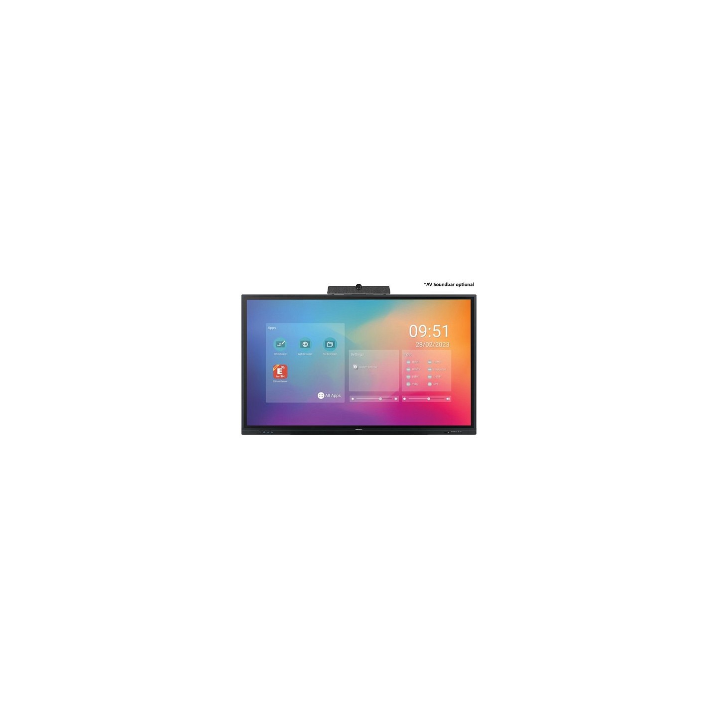 Sharp PN-LC752 4K UHD Touchdisplay 189 cm (75') — Buy in Cyprus with Fast Delivery