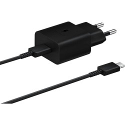 Buy Samsung Fast 15W USB-C Charger - EP-T1510XBEGEU - Black, 1 m USB-C Cable, 9V... in Cyprus, Nicosia, Limassol, Larnaka, Pafos