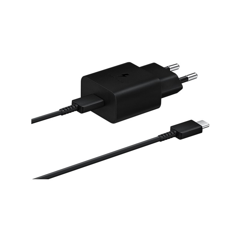 Buy Samsung Fast 15W USB-C Charger - EP-T1510XBEGEU - Black, 1 m USB-C Cable, 9V... in Cyprus, Nicosia, Limassol, Larnaka, Pafos