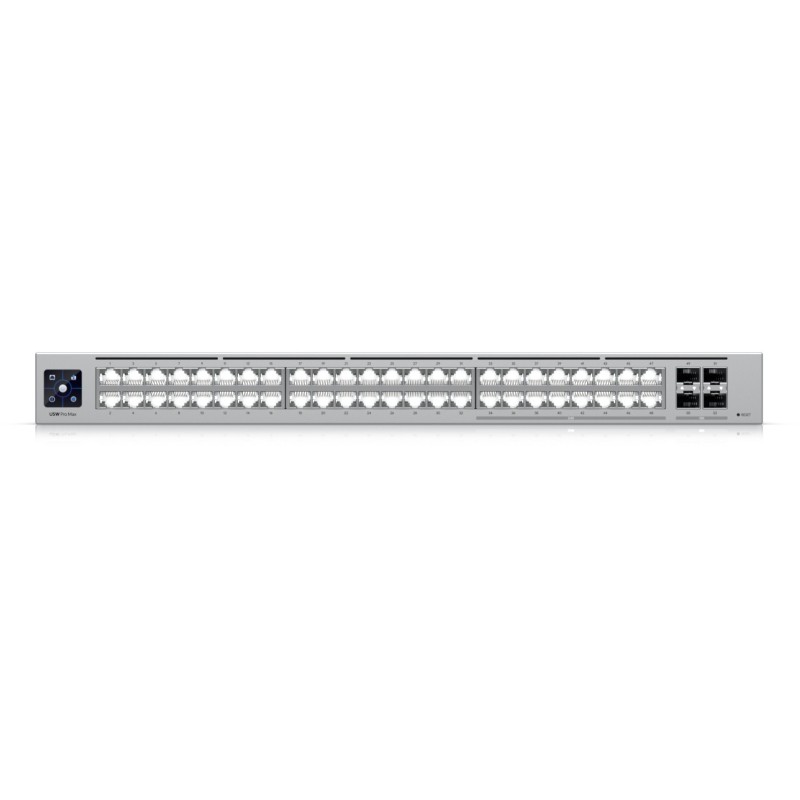 Buy Ubiquiti UniFi USW-PRO-MAX-48 M RM - 48x Multi-Gig (32x 1G + 16x 2.5G) + 4x ... in Cyprus, Nicosia, Limassol, Larnaka, Pafos
