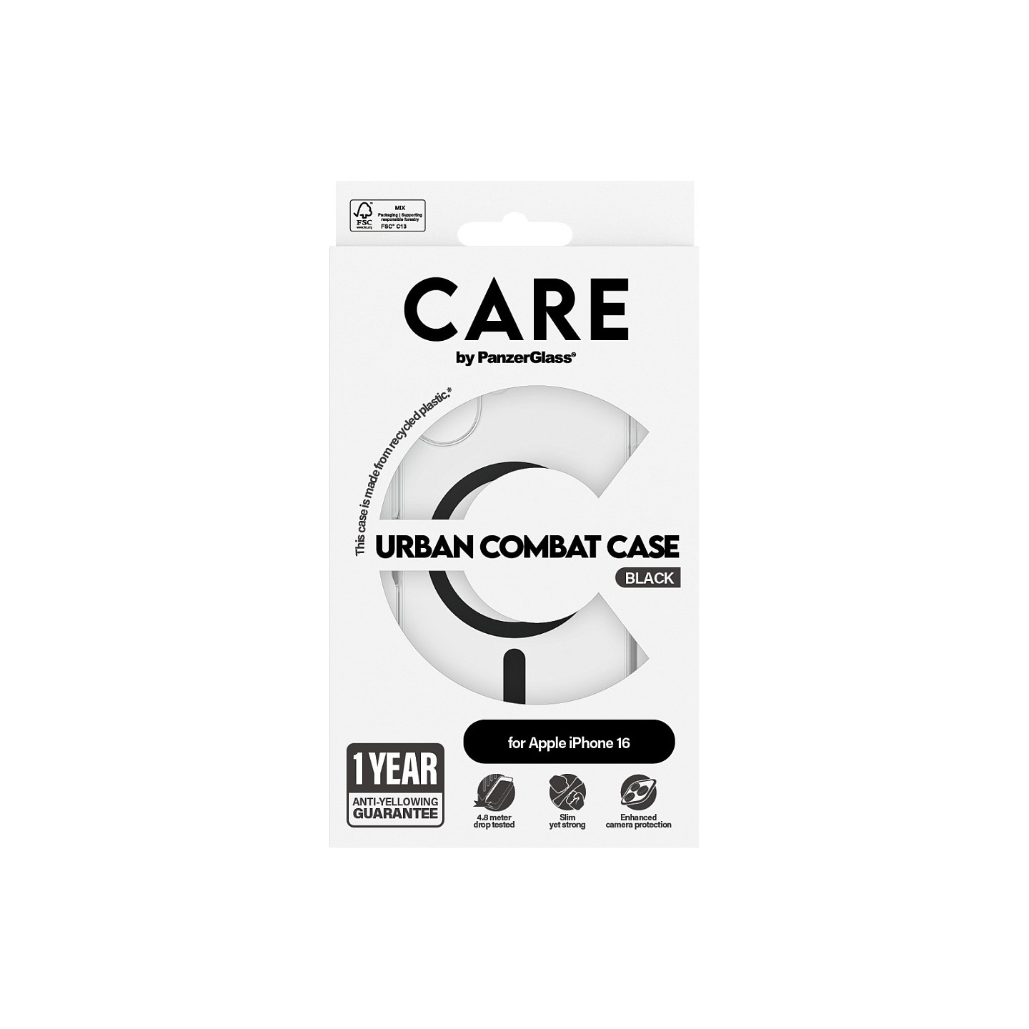 CARE Case Flagship Black MagSAFE iPhone 16 — Buy in Cyprus with Fast Delivery