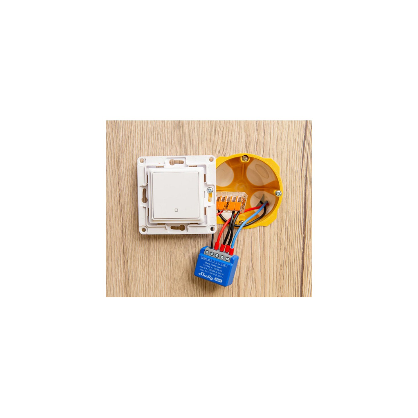 Shelly Relais '1 Mini Gen4' WLAN BT max. 8A 1 Kanal WLAN Matter Zigbee Bluetooth Unterputz — Buy in Cyprus with Fast Delivery