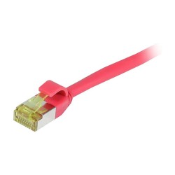 Synergy21 Patchkabel RJ45. CAT6A 500Mhz. 0.5m. rot. S-STP(S FTP). slimline rund d4.5mm. TPE LSZH(Superflex). AWG28. ...