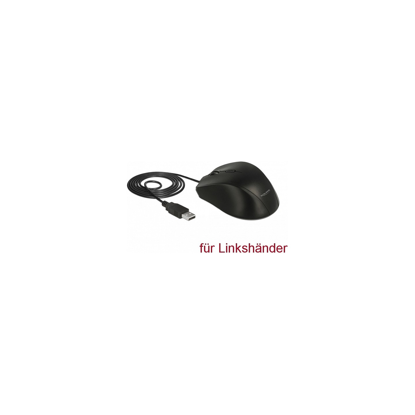 Ergonomische optische 5-Tasten USB Maus - Linkshänder — Buy in Cyprus with Fast Delivery