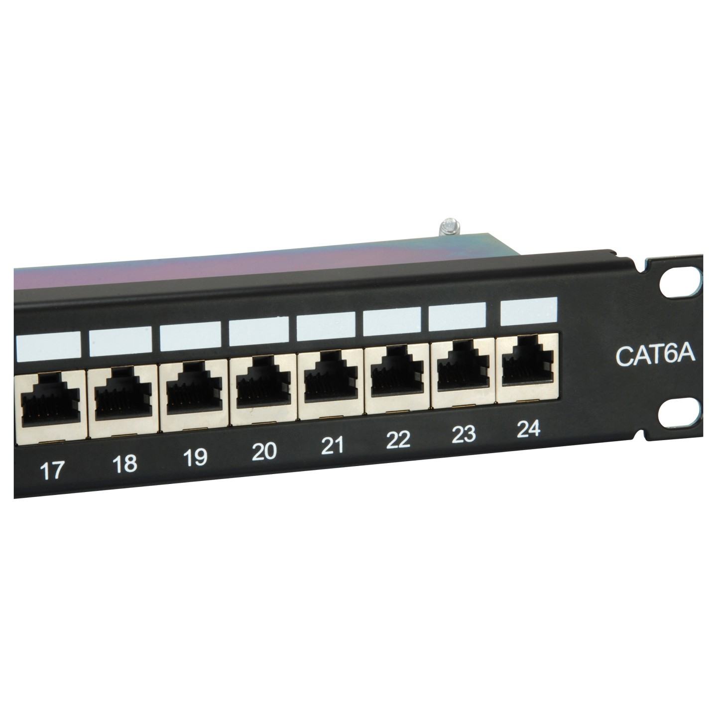 Equip Patchpanel 24x RJ45 Cat6A 19' FTP 1HE ISO IEC schwarz — Buy in Cyprus with Fast Delivery
