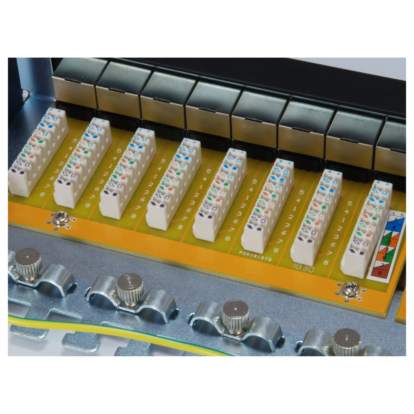 Equip Patchpanel 24x RJ45 Cat6A 19' FTP 1HE ISO IEC schwarz — Buy in Cyprus with Fast Delivery