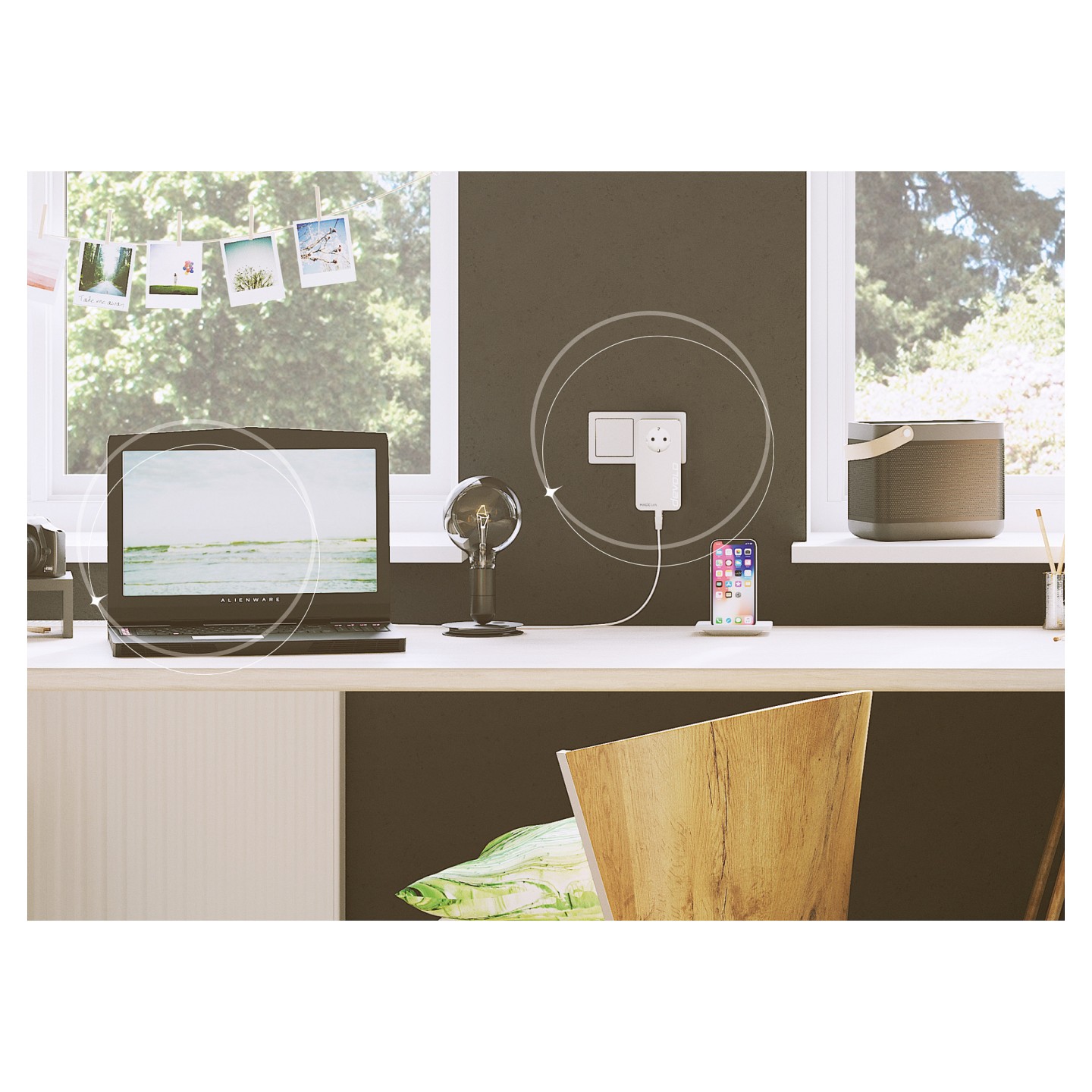 devolo Magic 1 LAN Powerline Starter Kit Powerline bis zu 1.200 Mbit s. 1x Gigabit LAN (pro Einheit)