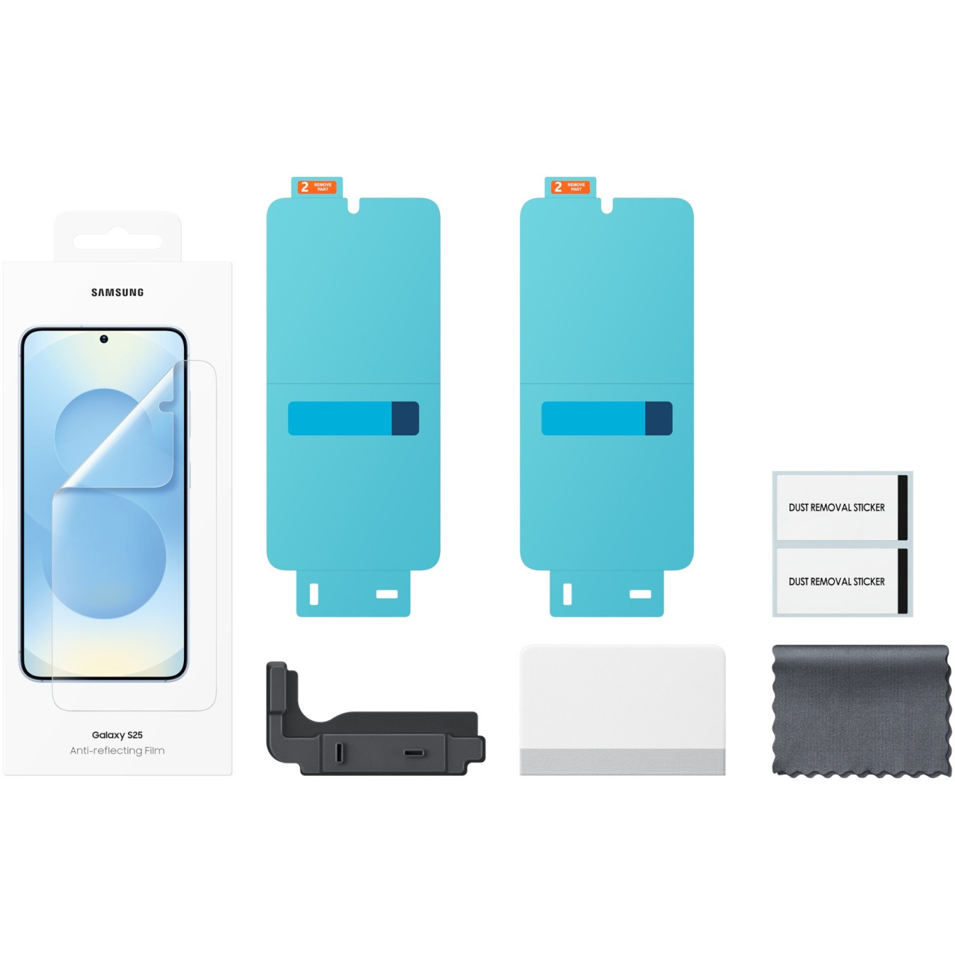 Samsung Anti-Reflective Screen Film - EF-US931CTEGWW - Anti-Glare Transparent Film for Galaxy S25, Frameless, 1pc