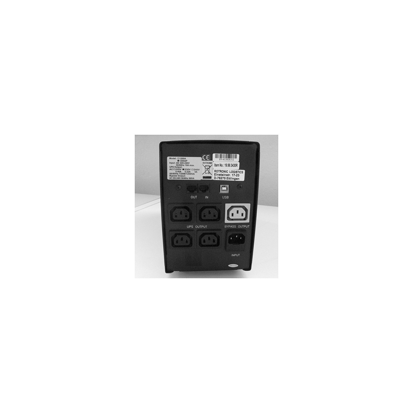 VALUE UPS 1200 - Line Interaktive USV mit USB Port — Buy in Cyprus with Fast Delivery