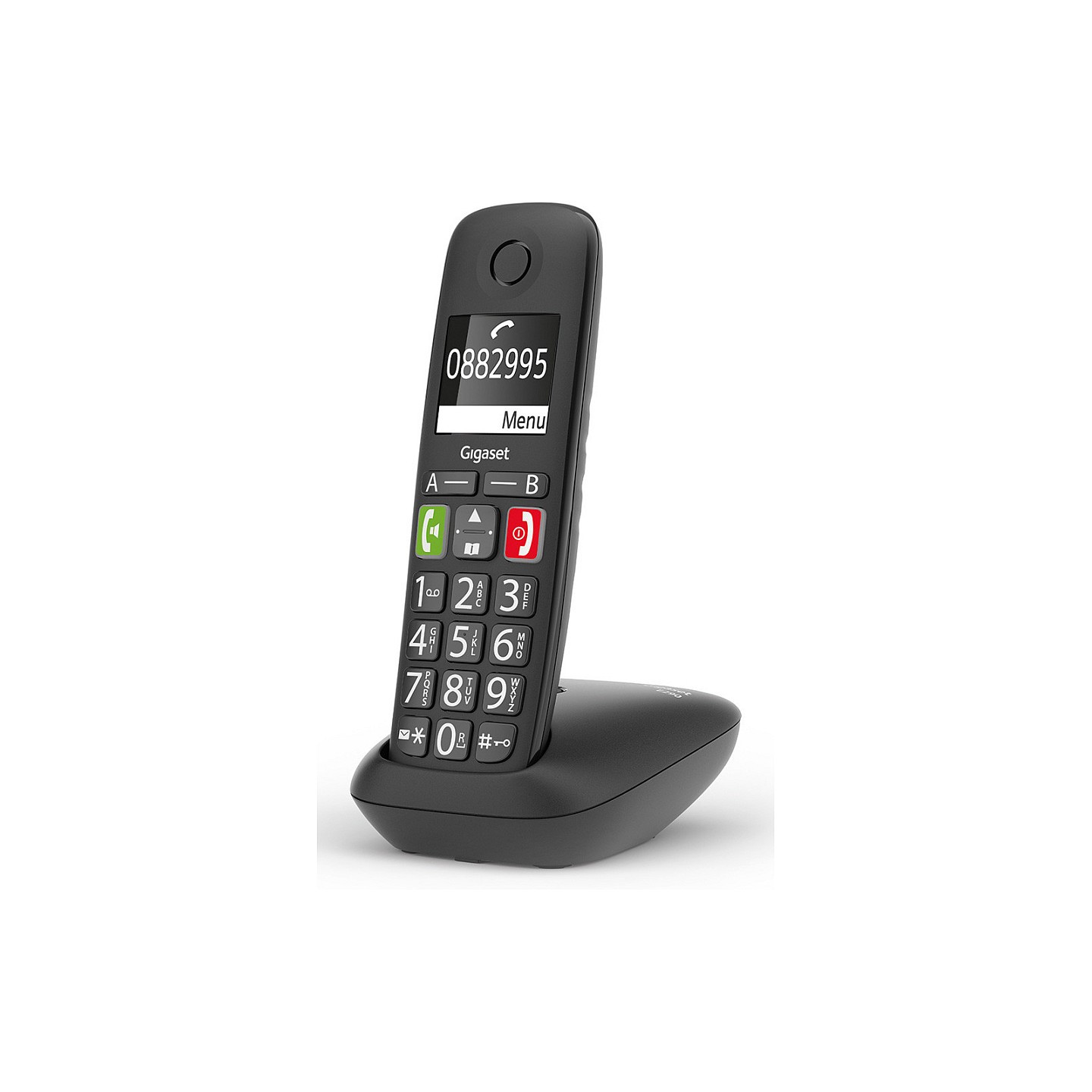 Gigaset E290 Grotastenschnurlostelefon - schwarz int. — Buy in Cyprus with Fast Delivery