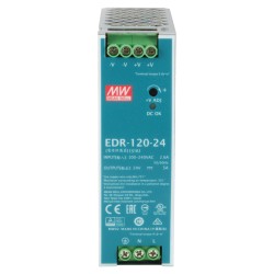 ind. Netzteil POW-2441 24VDC 120W DIN-Schiene — Buy in Cyprus with Fast Delivery
