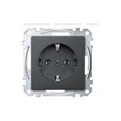 MERTEN MEG2301-0414 SCHUKO-Steckdose anthrazit System M — Buy in Cyprus with Fast Delivery