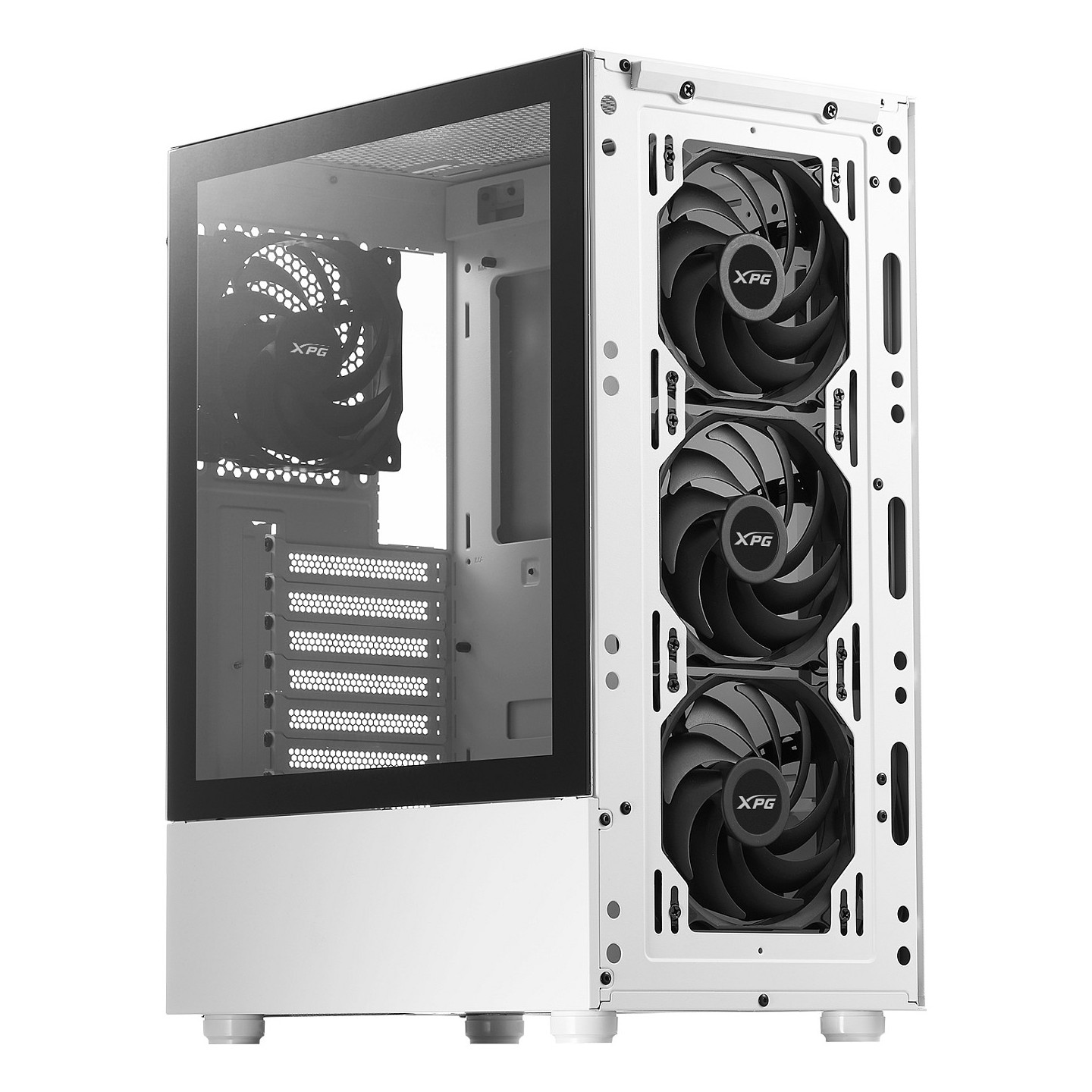 XPG Valor Mesh ATX Midi Tower weiß Glas 4x120mm — Buy in Cyprus with Fast Delivery