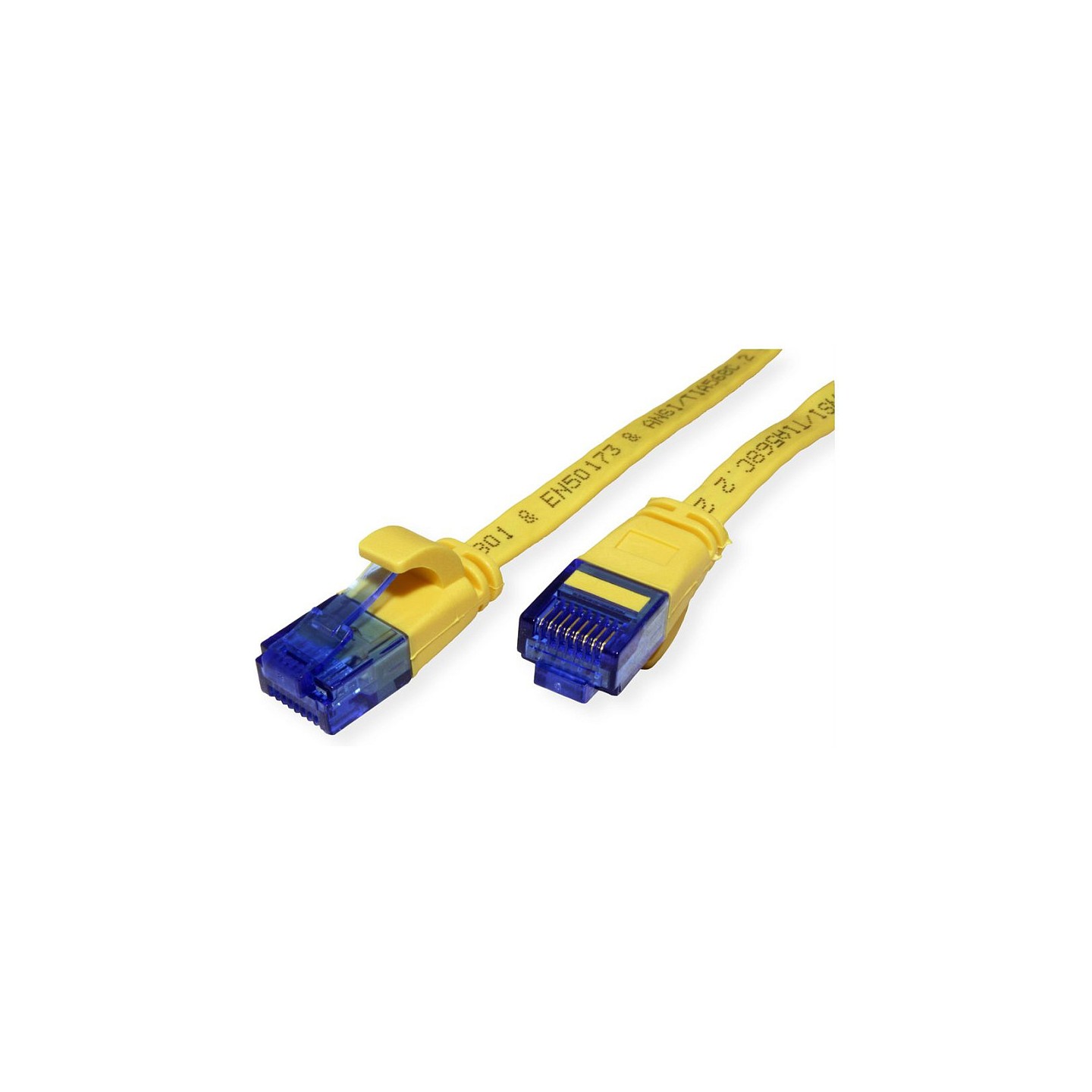 VALUE Patchkabel Cat.6A (Class EA) UTP. extra-flach. gelb. 5 m — Buy in Cyprus with Fast Delivery