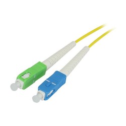 Synergy21 LWL-1-Faser-Patchk. 0.5mtr.SC-SC(APC). 9 125u. OS2. G657A2. AD2mm. flexible Knickschutztülle
