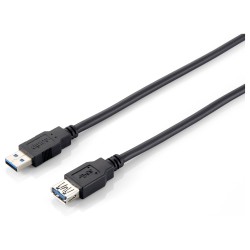 Equip Kabel USB-A 3.0 - to A Verl. St Bu 3.00m 5Gbps sw Polybeutel — Buy in Cyprus with Fast Delivery