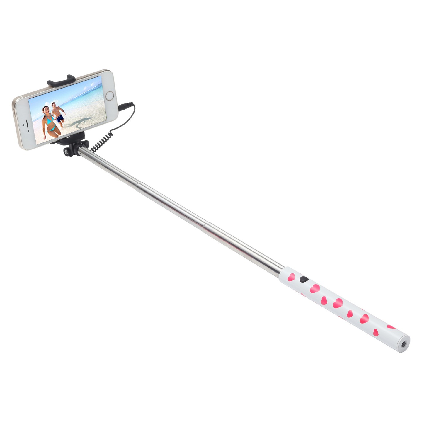 Ultron Selfie-Stick Hot Shot white pink heart — Buy in Cyprus with Fast Delivery